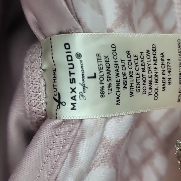 Max studio athletic Activewear leggings large new nwt - Picture 5 of 5